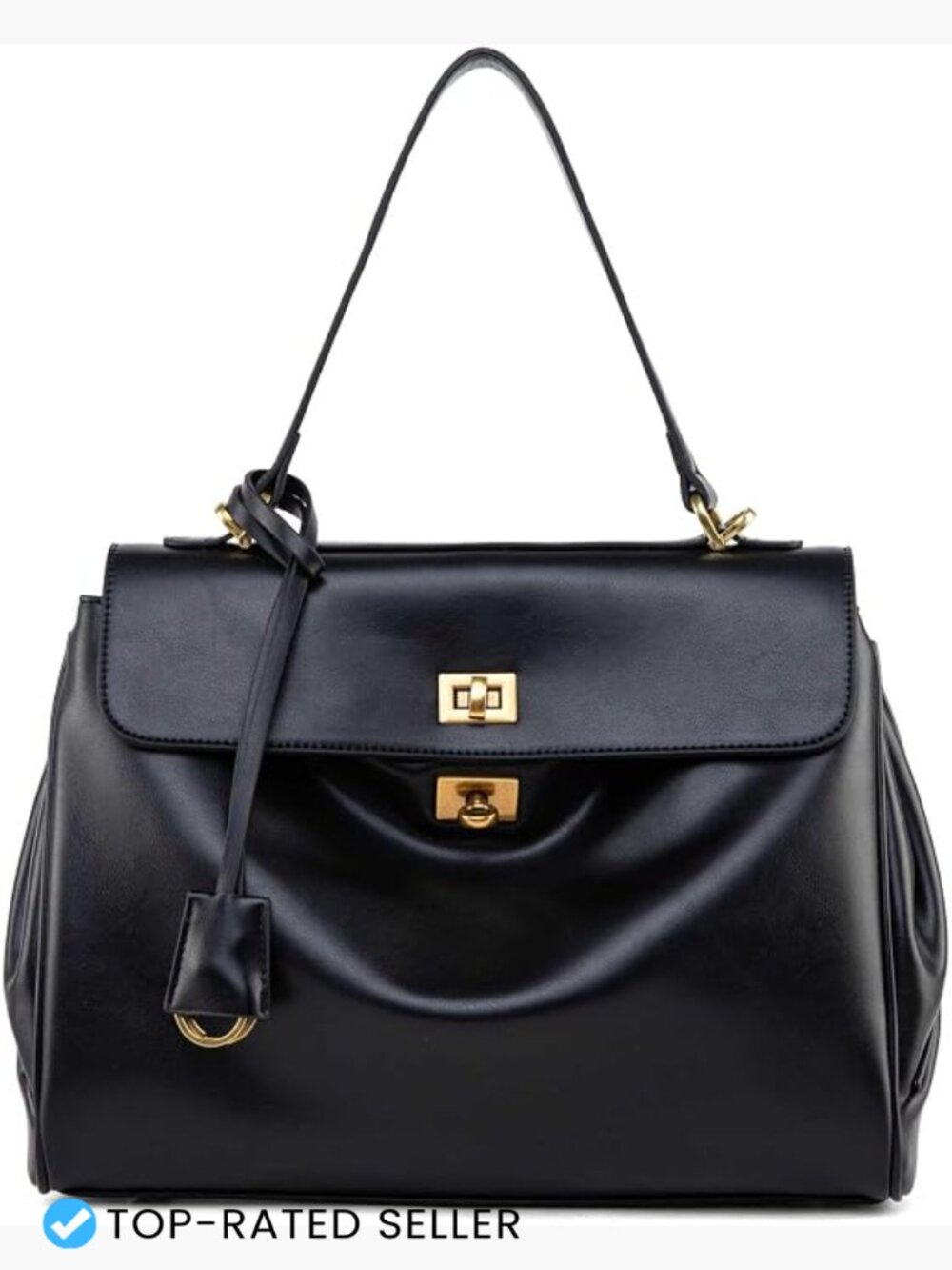 Leather Tote Bag Women Large Satchel Shoulder Handbag Purse Work Travel